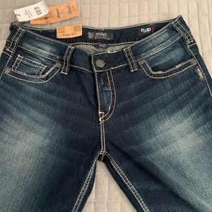 Silver bootcut jeans